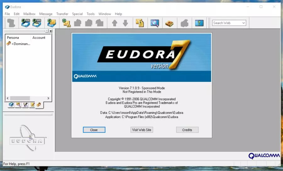 Eudora email client