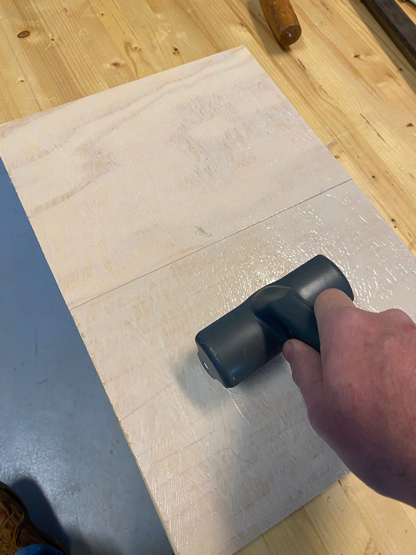 Face-Gluing Plywood