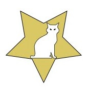 Cat in 5 point star