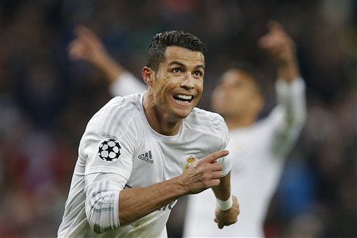 cristiano ronaldo sucking hard for real madrid win 2016