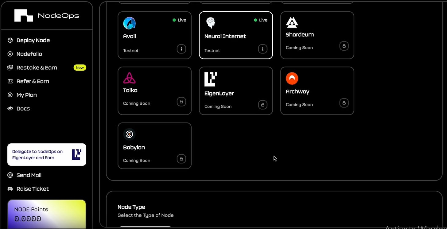 NodeOps Console