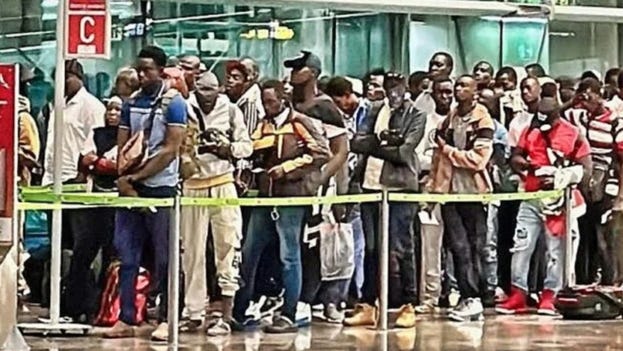 Los vuelos hacia Nicaragua se han saturado, recientemente, de africanos que buscan emigrar a EE UU. 