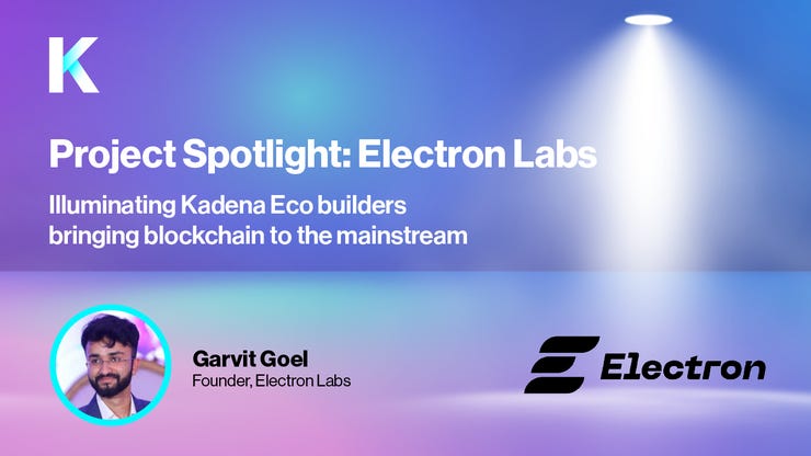 Electron Labs: the latest team to join the Kadena Eco squad