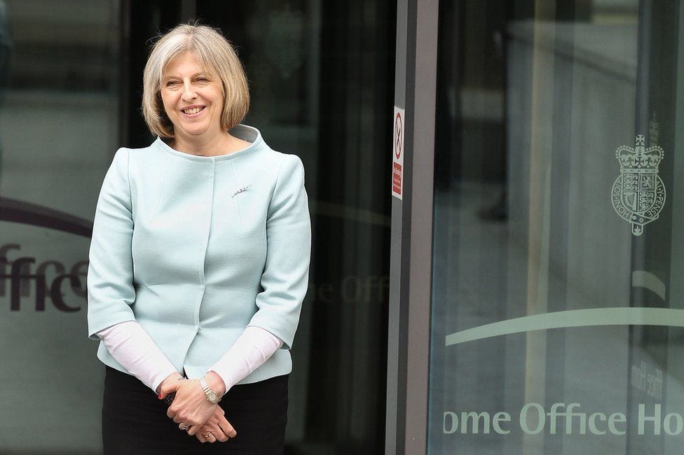 Theresa May: Home Office record-breaker - BBC News