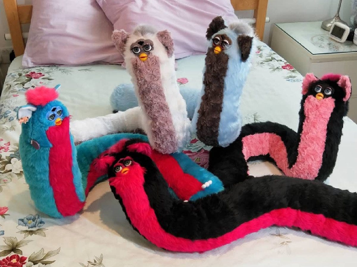 Long Furby trend: Elongated toys are taking over the inte...