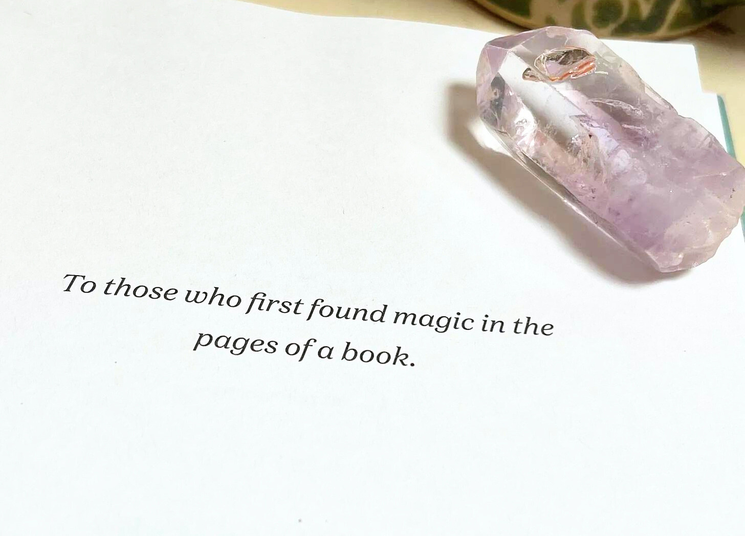 To those who first found magic in the pages of a book.