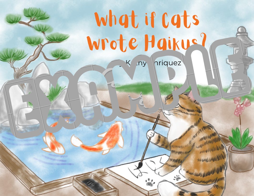 What if Cats Wrote Haikus, book, kids book, haiku, poems, picture book, adult book, amazon, sneak peek, cats, cute, funny