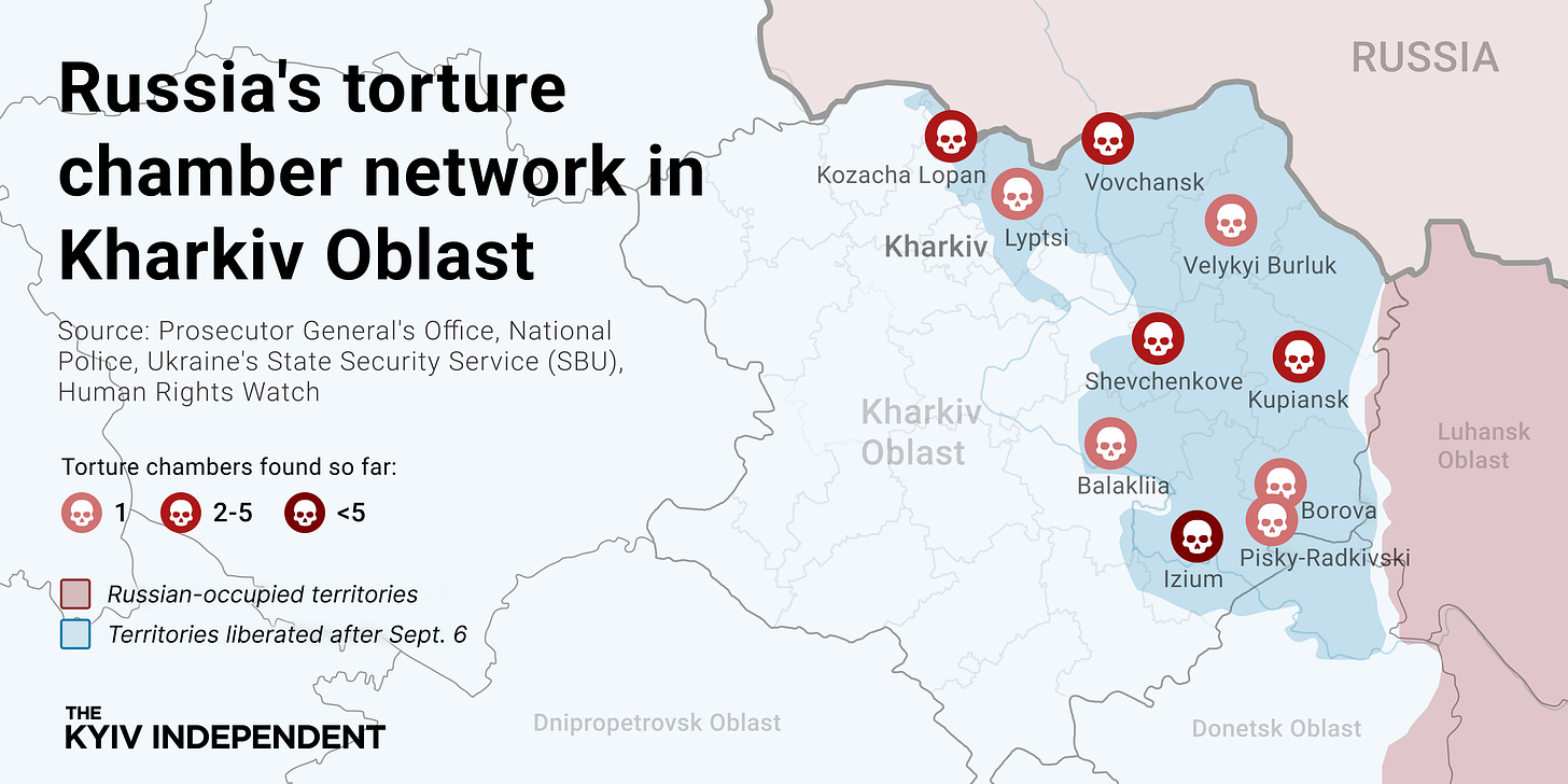 How Russia organized a torture chamber network in Kharkiv Oblast