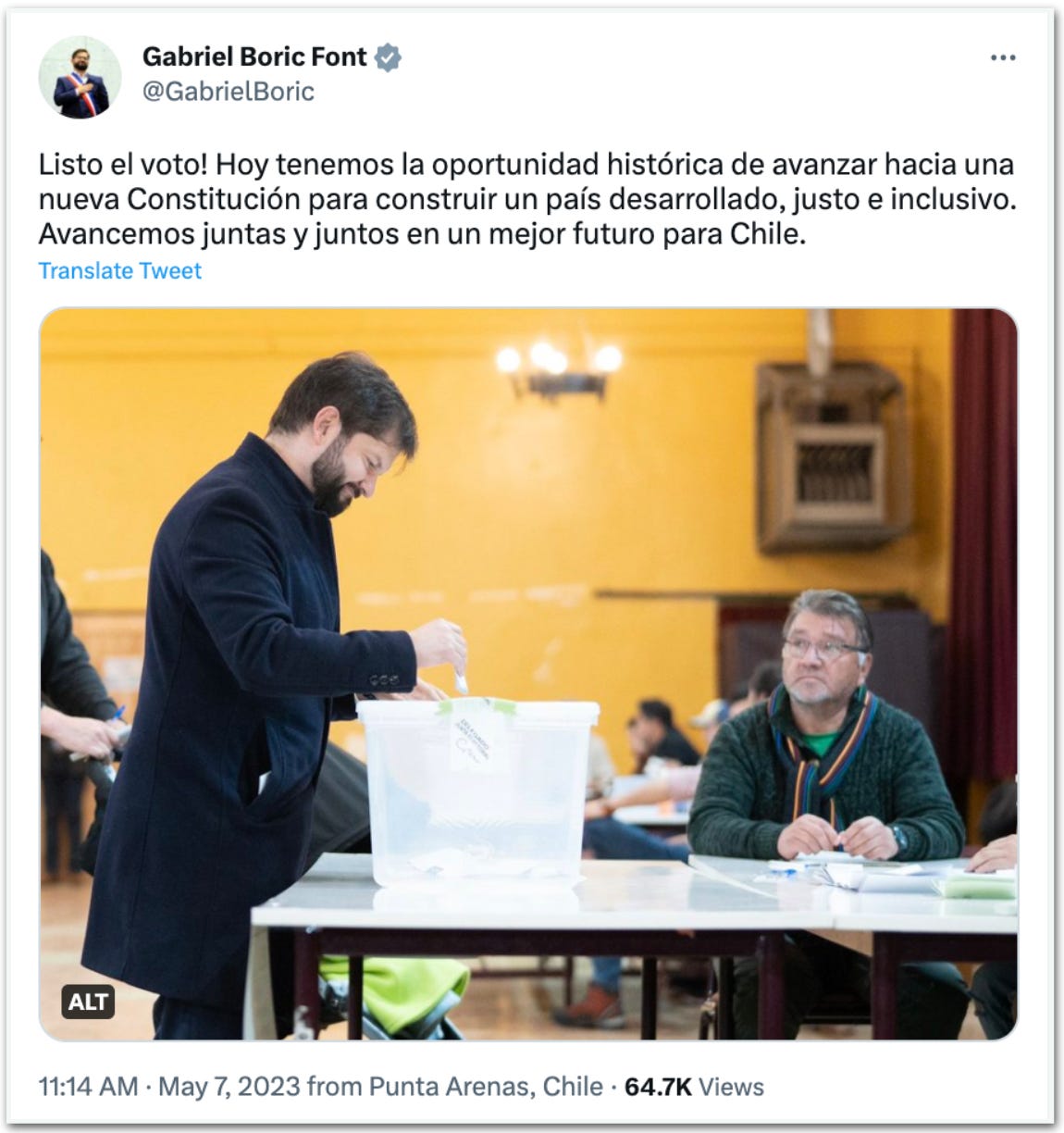 Chile realiza eleição de redatores para nova Constituinte