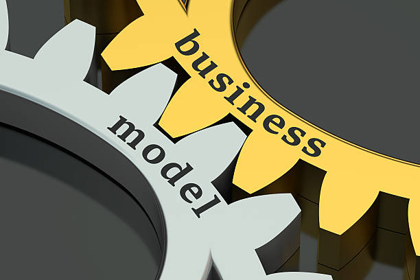Business Model concept on the gearwheels Business Model concept on the gearwheels business model stock pictures, royalty-free photos & images