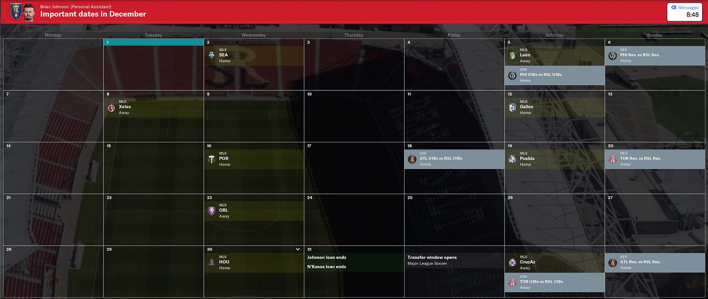Football Manager 2021 December