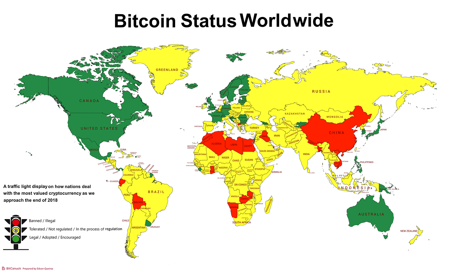 Bitcoin Status Worldwide - Bitcanuck.ca