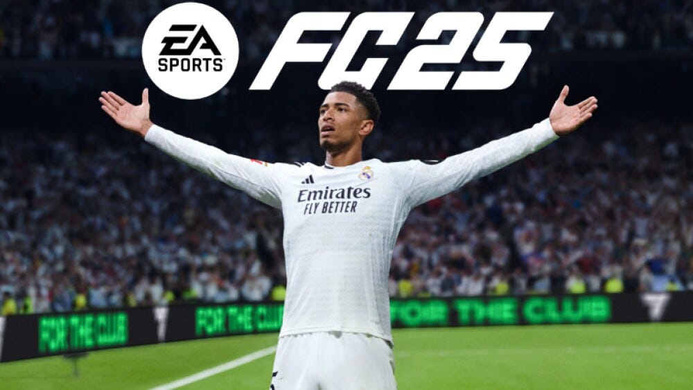 Astro do Real Madrid estrela capa do EA FC 25, novo game da EA Sports; veja  trailer - Rádio Itatiaia