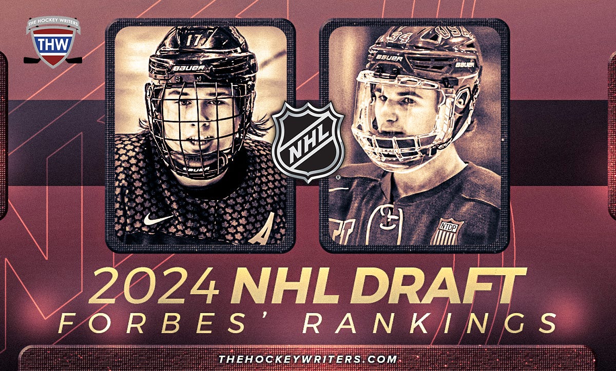 2024 NHL Draft Forbes' Rankings Macklin Celebrini and Cole Eiserman