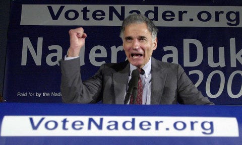 A Message From Ralph Nader - First Draft. Political News, Now. - The New  York Times