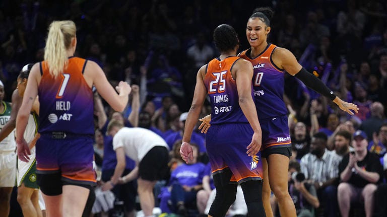 Mercury's Satou Sabally, Alyssa Thomas guarantees on Kahleah Copper injury