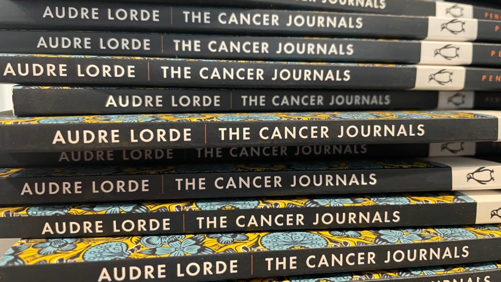 The Cancer Journals, by Audre Lorde - Cactus Cancer Society