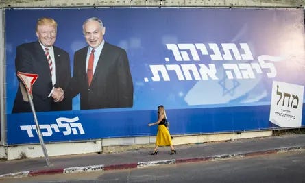 Netanyahu and Trump: two desperate men exploiting power to save themselves  | Israel | The Guardian
