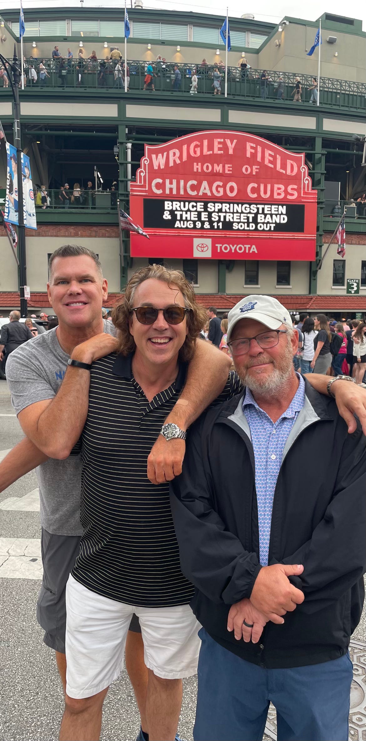 Springsteen & E Street Band Wrigley Field Home Of Chicago Cubs