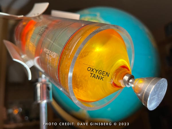 Saturn S-IVB stage oxygen tank