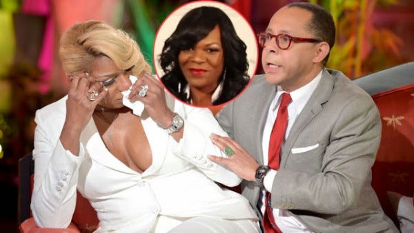 rhoa nene leakes sister kenya sherman calls her tears fake 2015 gossip