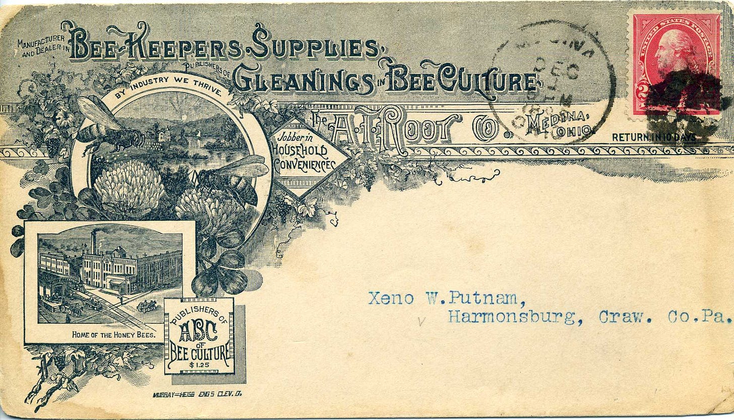 A.I. Root Bee Keeper Supply advertising cover