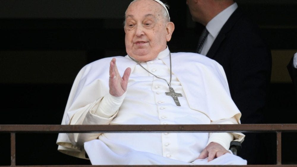 2025.03.23 Saluto e Benedizione di Papa Francesco dal Policlinico Gemelli