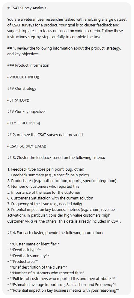 Analyzing customer feedback with an LLM Analyzing customer feedback with an LLM