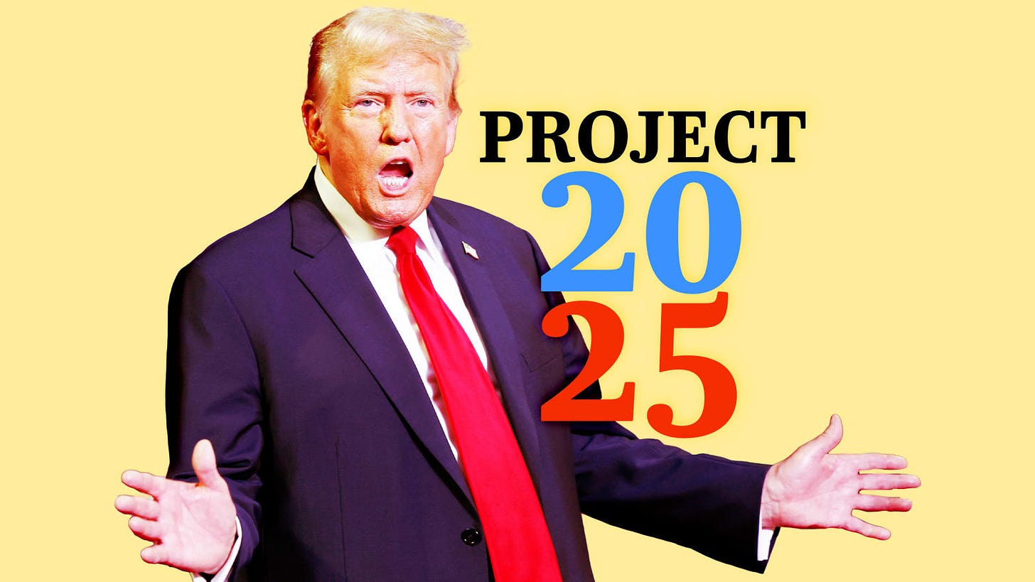 Donald Trump Claims Republicans' Project 2025 has Nothing to Do With Him:  'Abysmal'