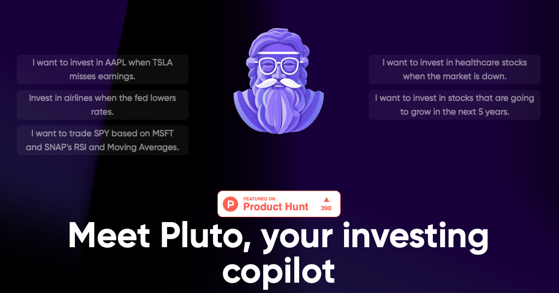Pluto - uma ferramenta de investimentos com IA