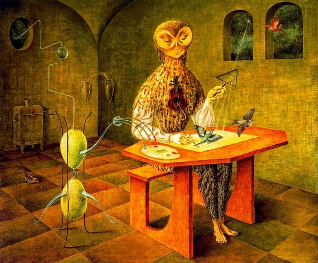 Creation of the Birds : Remedios Varo : 1953 : Archival Quality Art Print