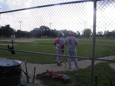 The farmer played baseball?  Really?!?