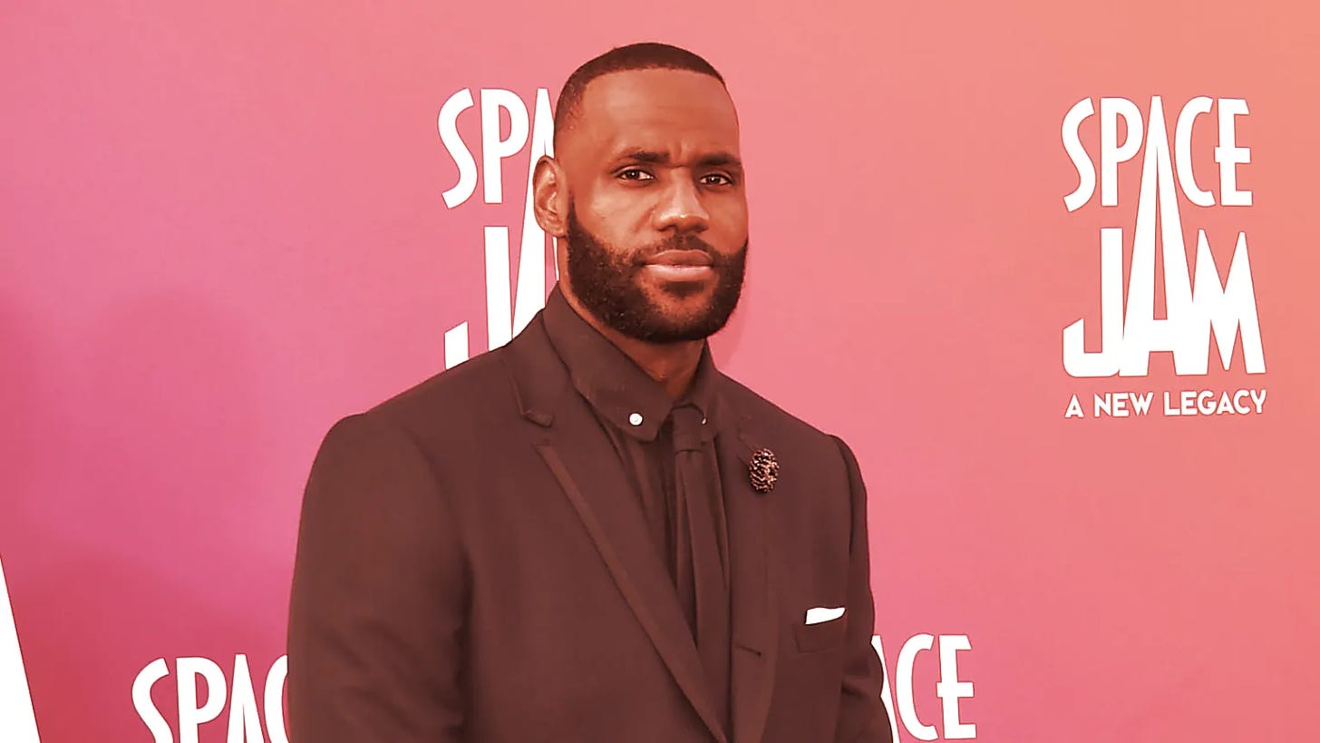 NBA star LeBron James. Image: Shutterstock