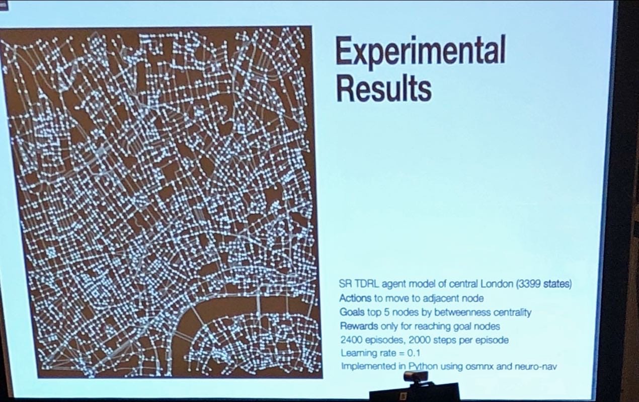 Experimental 
Results 
SR TDRL mode of cg'ltrd I-moon (3399 states) 
Actms to moo to a*cg-lt node 
Gods top 5 no&s by betweenness c«ltræty 
for react#.g goal nodes 
2400 2000 p« episode 
Lear-ung rate — O. 1 
osrrnx and ne.ro-nav 