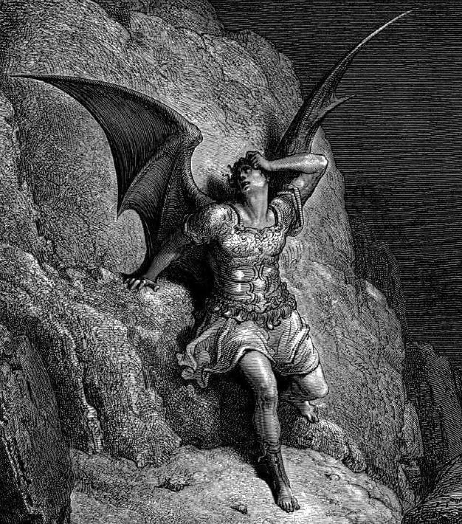 The Fall of Lucifer: Tracing the Legendary Angel's Journey from Heaven to  Earth | by Call me V | Medium