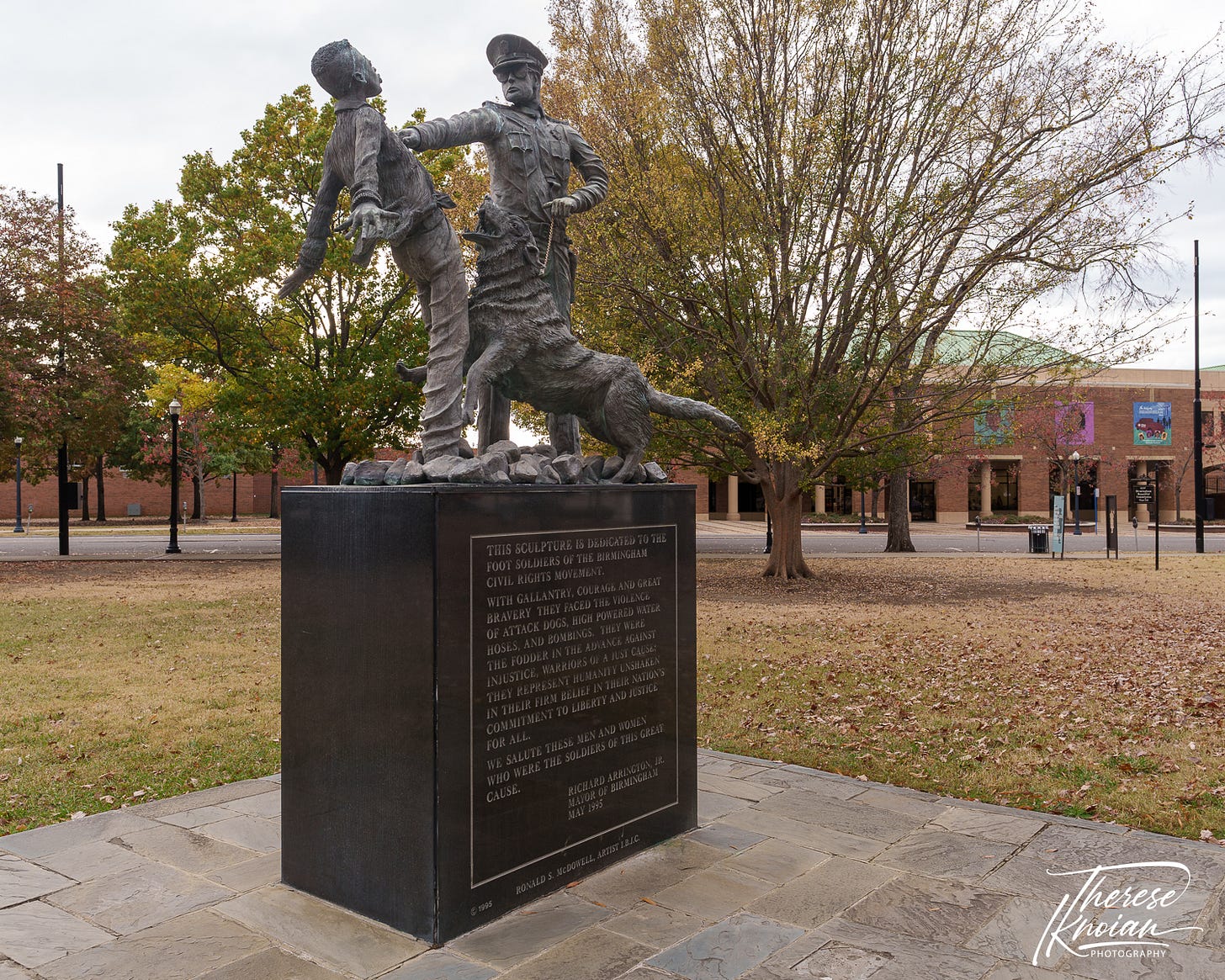 Statue in Kelly Ingram Park dedicated to the foot soldiers of the Civil Rights Movement in Birmingham