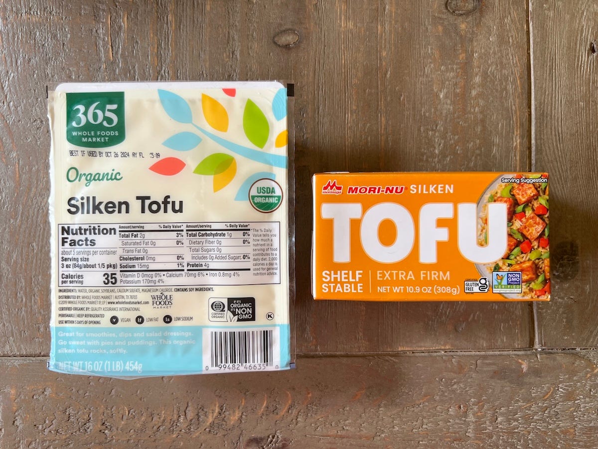 silken tofu