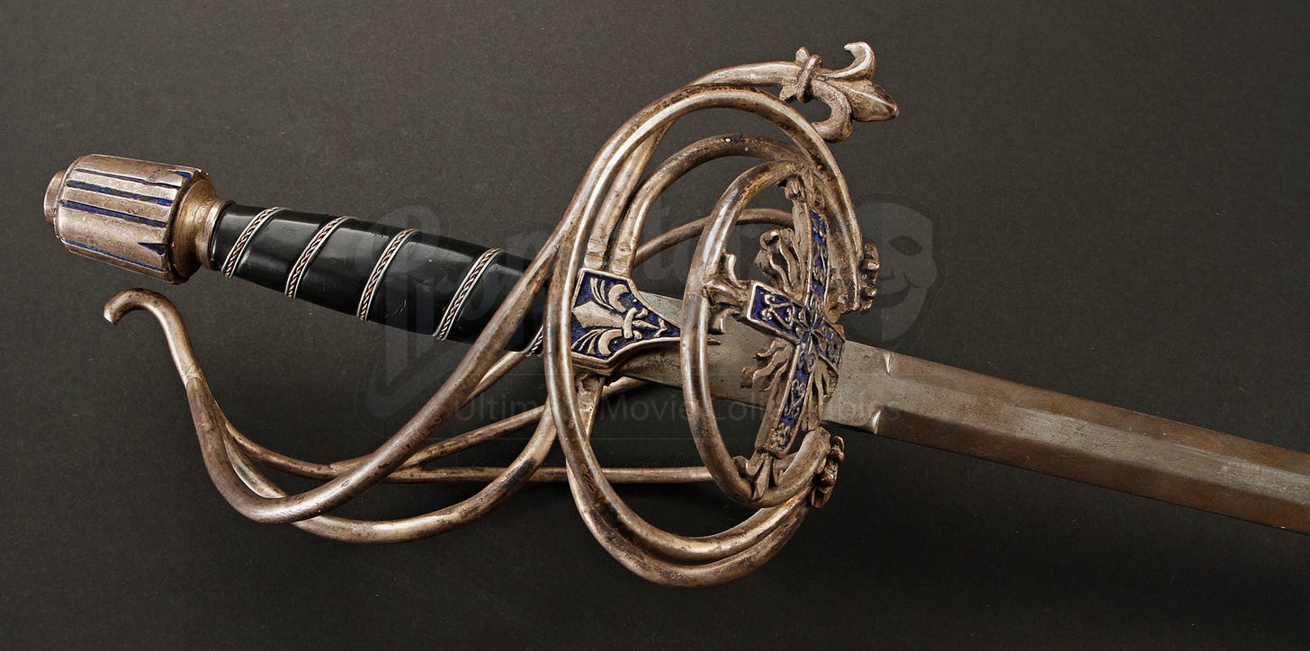 Image result for three musketeer sword