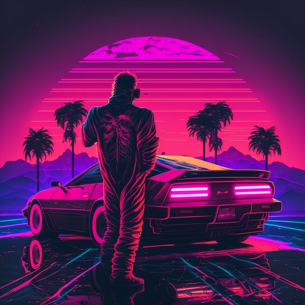 neon synthwave