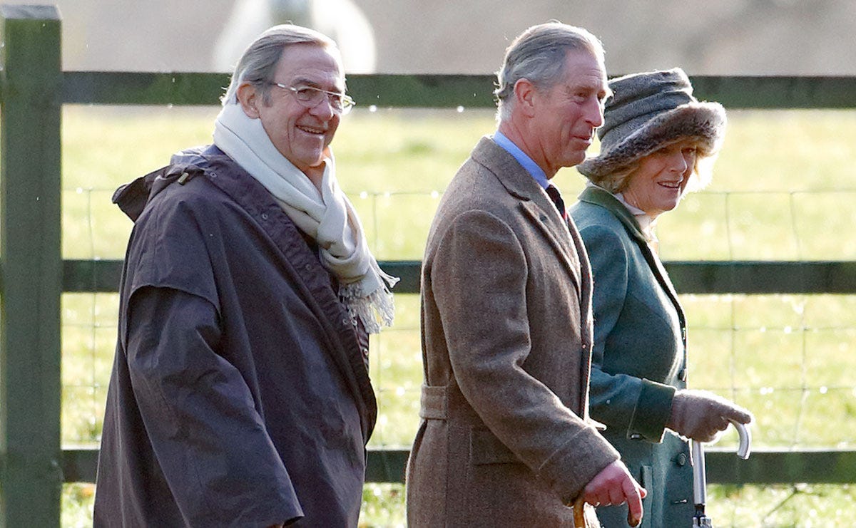 King Constantine, Prince Charles and Duchess of Cornwall at Sandringham, 2007