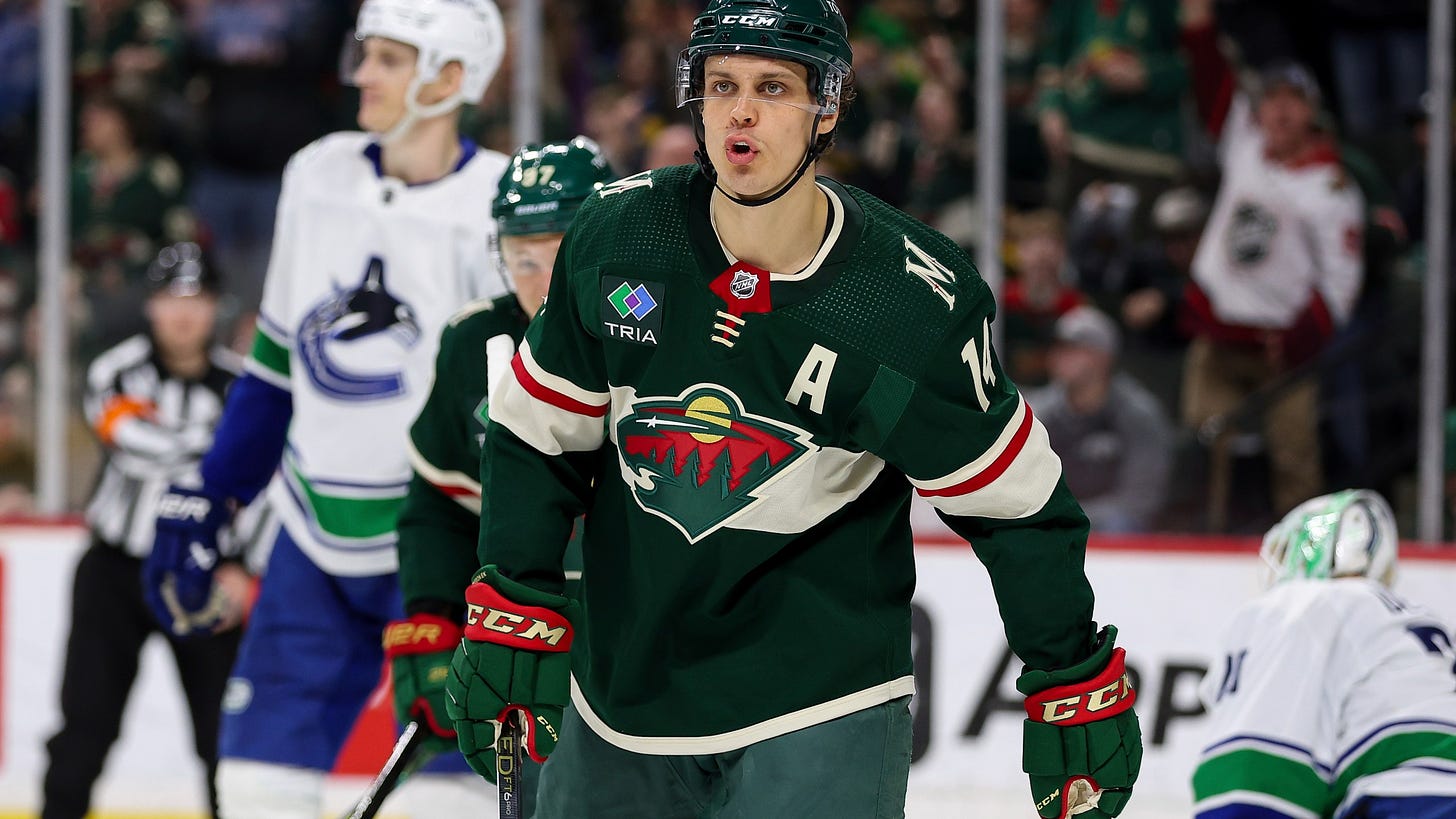 The Wild made their win over the Canucks a perfect 10, setting the team  record for goals | NEWS10 ABC