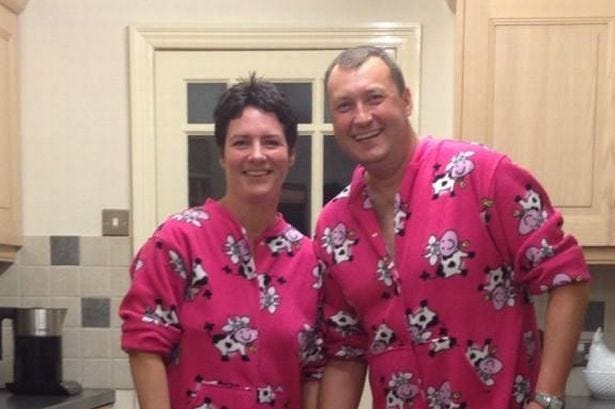 Mardle made the cheeky remark concerning Donna - his wife of over two decades