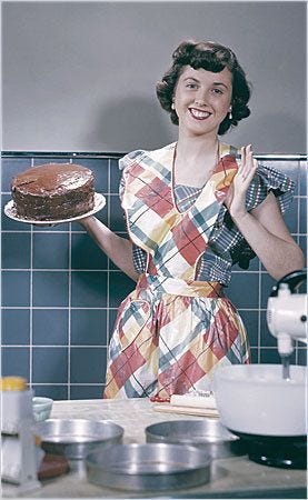 1940s & ‘50s Baking Ads-Was Baking EVER This Fun, Fuss-free & Fulfilling? - KitchenLane