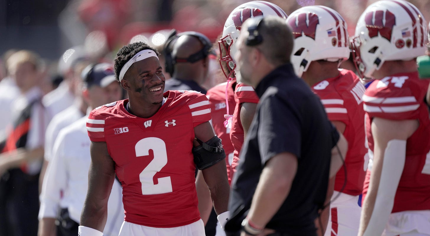 Wisconsin Badgers cornerback Ricardo Hallman returning for the 2025 season