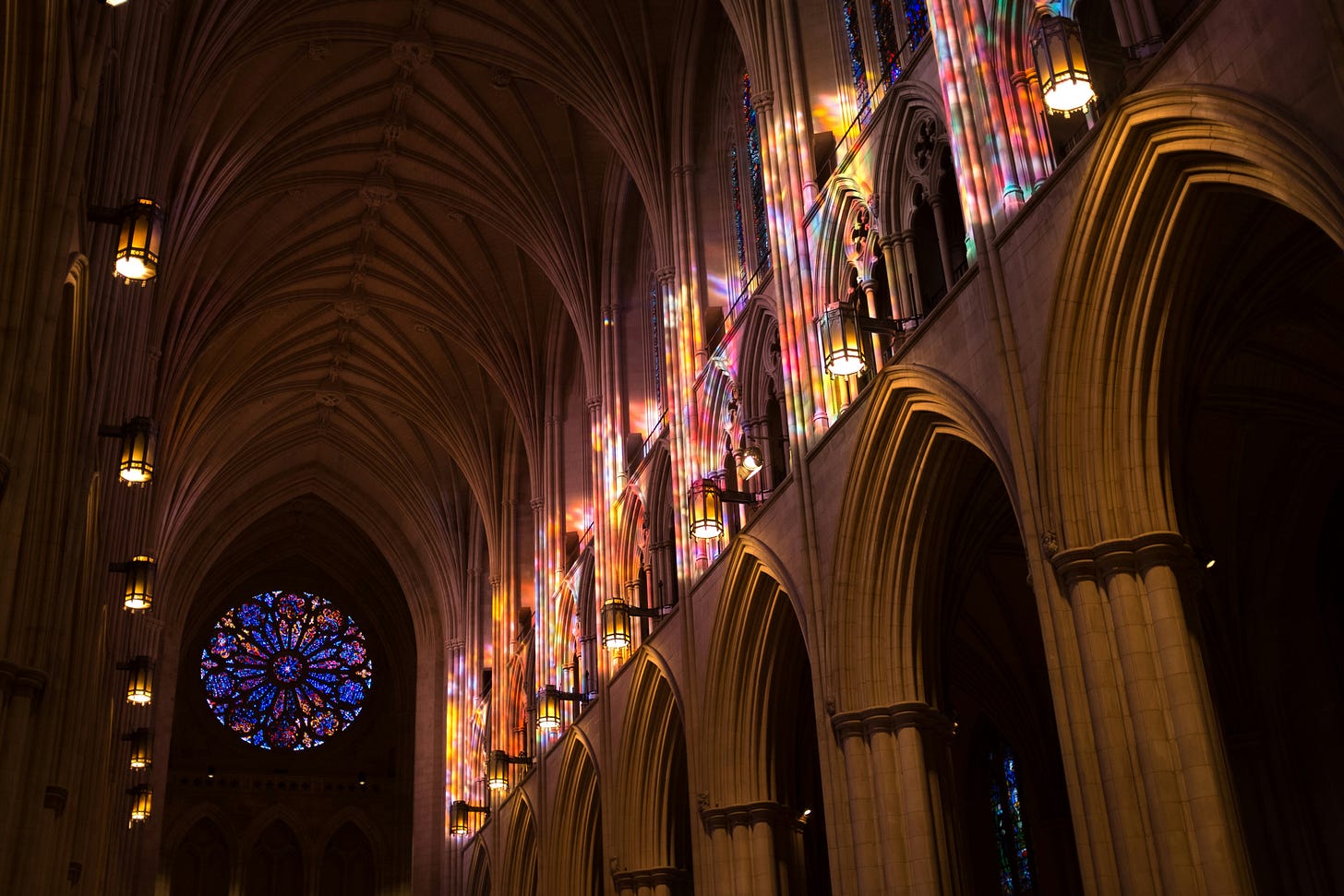 Image of the interior of the National Cathedral in Washington D.C.