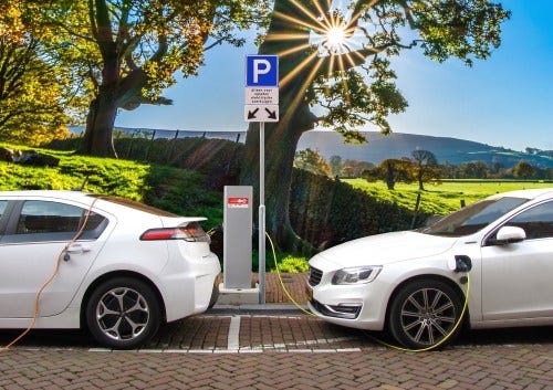 electric cars charging station