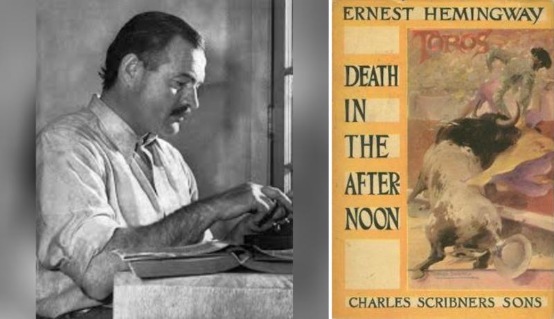 Ernest Hemingway, Death in the Afternoon Novel
