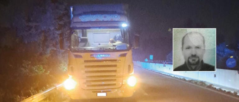 Accosta il camion prima di morire: lo vedono immobile sul volante e danno l’allarme