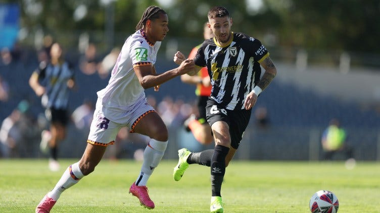 Perth Glory concede five first-half goals to Macarthur in season opener