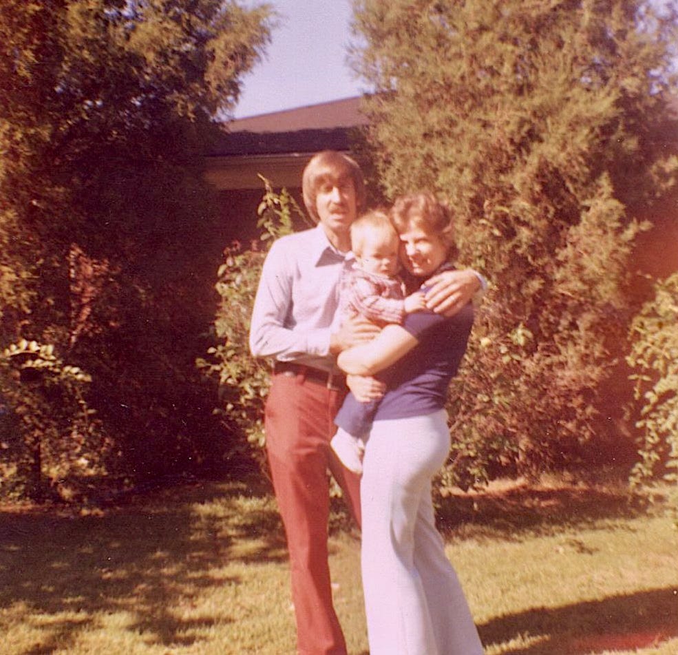 Dad, Mom, and Me